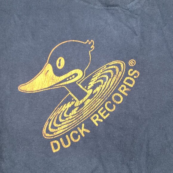Vintage Duck Records Eric Clapton T-Shirt S 100% Cotton Blue collectible - Picture 4 of 4